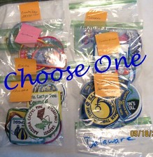 COUNCIL PATCHES, Girl Scouts: AK to DL, CHOOSE ONE, All Excellent Badge Combine