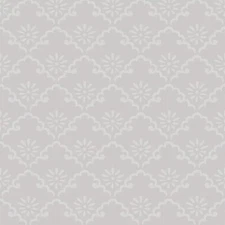 Laura Ashley 118476 Coralie Sugared Gray Spongeable Non-Woven Wallpaper 56 Sq Ft