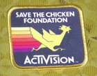 👀🕹 ~ Atari Video Game Vintage 80's Activision Award Patch -- Freeway ~