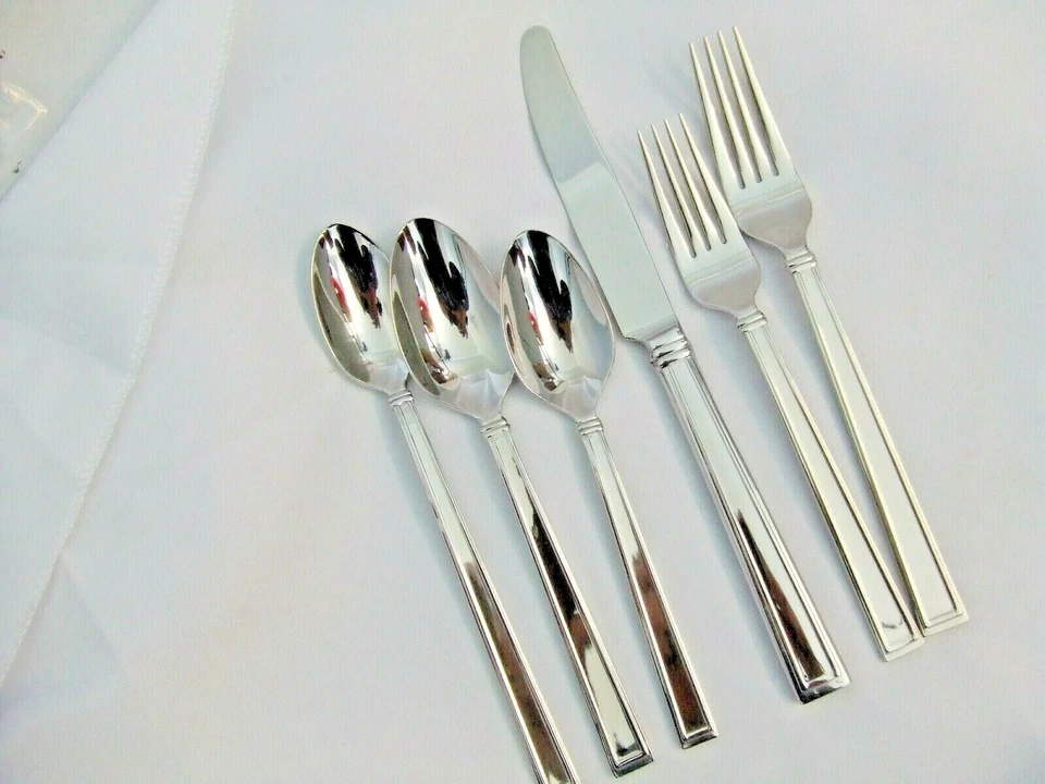 ¡NUEVO! GORMAN 80/10 INOX 6 PIEZAS CUBIERTOS COLOCADOR SKYLAR Foto 3 de 3