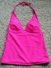 Old Navy Halter Tankini Top size XS extra small - pink/lightly padded/halter NEW