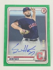 2020 Bowman Prospects Auto Green 64/99 Sam Hentges #PA-SHE Autograph
