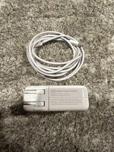 OEM 61W USB C Type C chargeur adaptateur pour Apple MacBook PRO A1718 + câble - Photo 1 sur 7