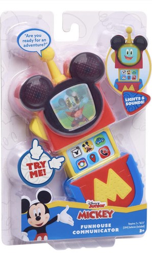 NEW Disney Junior Mickey Mouse Funhouse Communicator Walkie Talkie Lights Sounds - Picture 12 of 12