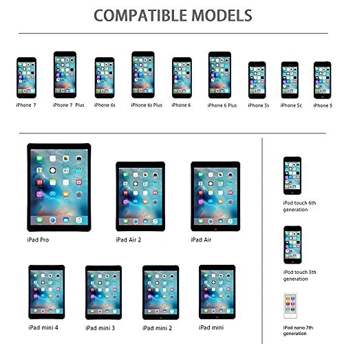led light-up data charger power charge cable for iPhone X 7 6 4 5s micro usb B C - Image 3 of 4