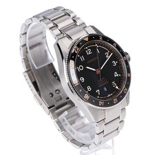 Longines Spirit Zulu Time 42mm GMT Black Dial Steel Watch 6