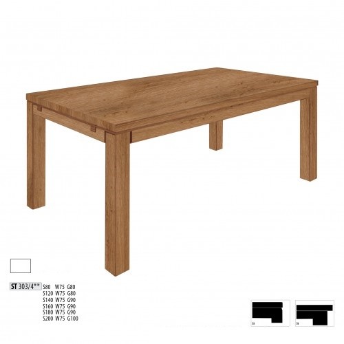 Esstisch Tisch Gruppe Esszimmer Wohnzimmer Garnitur Holz Design Tische 140X90Cm-image
