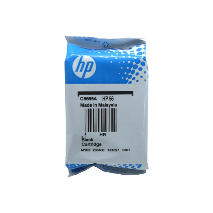 HP Tintenpatrone Nr. 56 - C6656AE schwarz eingeschweißt MHD - Bild 1 von 1