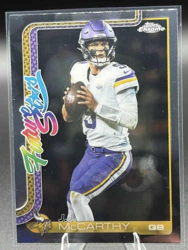2025 Topps Chrome J.J. McCarthy Base (RAW)