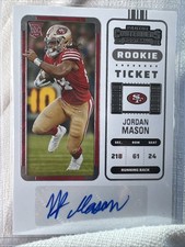 Panini 2022 Contenders Rookie Ticket Jordan Mason #204 Autograph 49ers