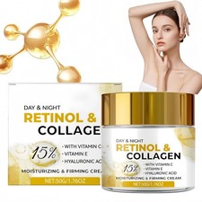 Anti-Wrinkle Collagen Retinol FACE LIFT CREAM Hyaluronic Acid Day & Night repair