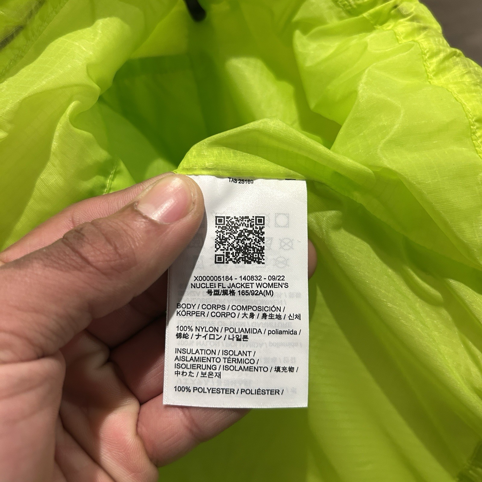 OFFER!! Arc’teryx Nuclei FL Puffer Jacket Sprint Green Women's Medium NWT thumbnail 7