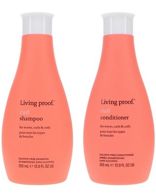 Living Proof Curl Shampoo & Conditioner Set 12 fl oz 355 ml each New, Unused