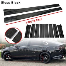Gloss Black Side Skirt Panel Splitter Gloss For Chevrolet Cruze 2011-2018 Ae