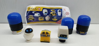 Wall-E Zaini Egg Mini Figure Series Lot Of 3 Figurine 3cm 2008 Blind Eve Walle