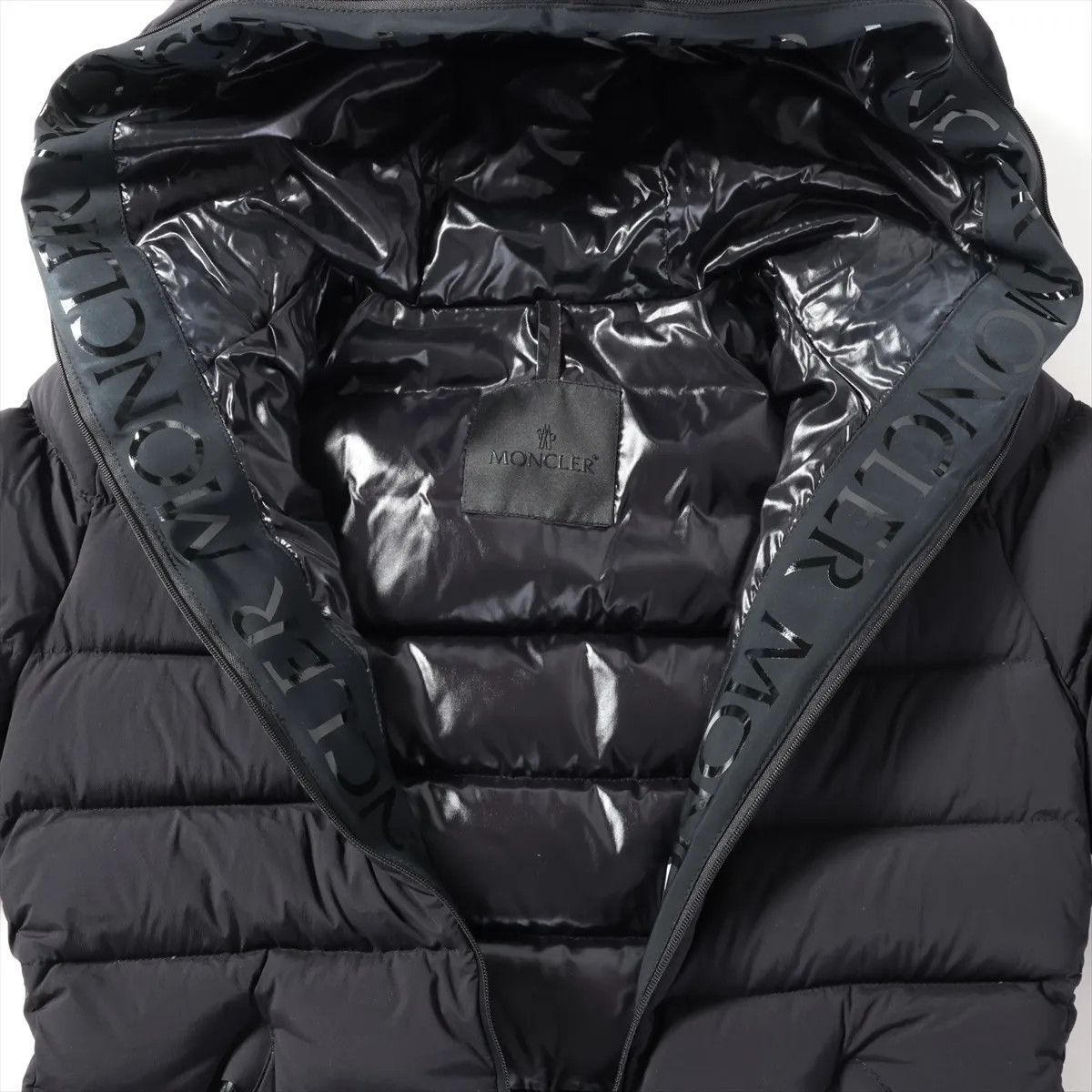 Moncler HERBE 21 years Nylon x Polyurethane Down jacket 00 Ladies' Black  Tape c thumbnail 5