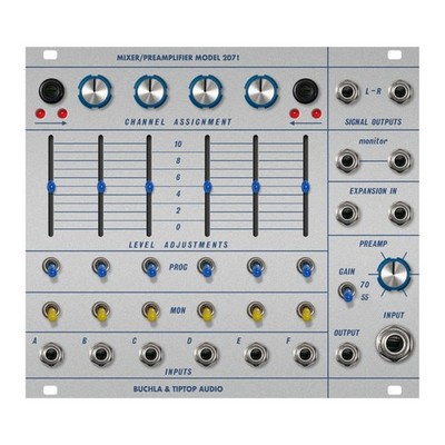 Tiptop Audio Model 207t Mixer / Preamp - Mixer Modular Synthesizer