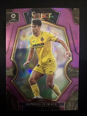 2022-23 Panini Select La Liga - Mezzanine Alfonso Pedraza #195 Purple Prizm /75