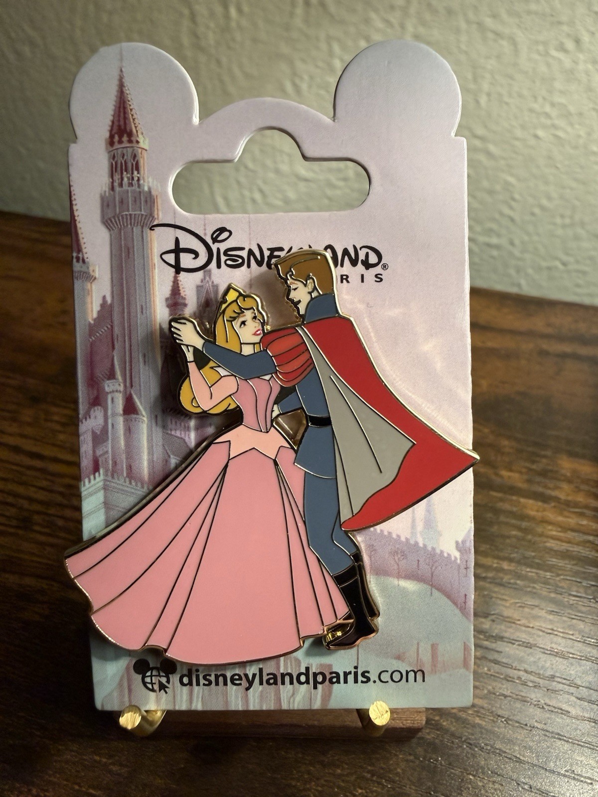 Disney Sleeping Beauty Aurora Prince Philip Dancing Pin Disneyland Paris