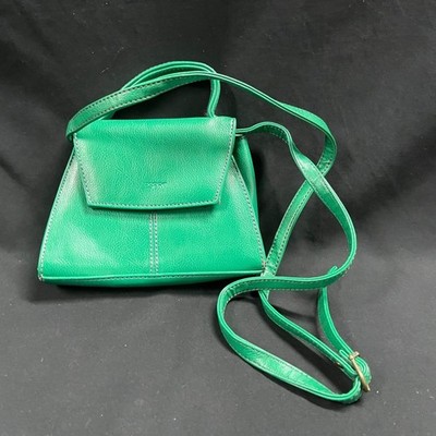 Esprit Green Small Purse 80s Kelly Green Cross Body Condition Issues 8  x 6 