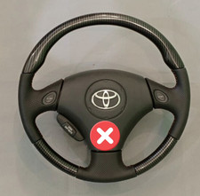 Carbon Fiber Steering Wheel Lexus Gs300 Gs430 Toyota Aristo Jzs160 Jzs161 Red St