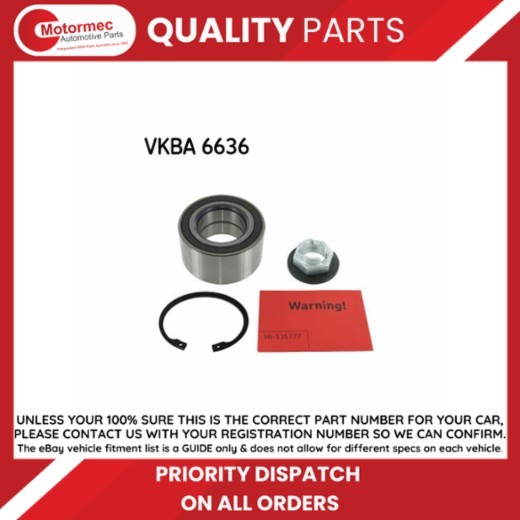 Front SKF VKBA 6636 Wheel Bearing Kit for FORD - Image 21