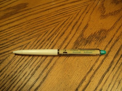 Vintage Floaty Ballpoint Pen Oregon Shakespearean Festival 5-15/16'' Long Denmark