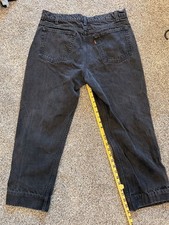 Vintage Levi Strauss Signature 540 Relaxed Fit Black Denim Jeans Size 36x29