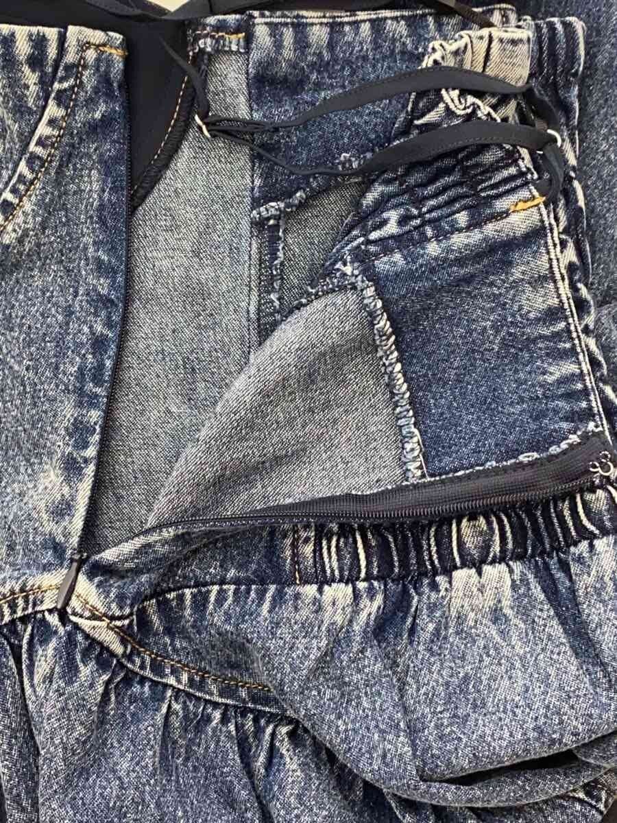 AMERI DENIM BUSTIER DOCKING FLARE DRESS M Cotton … - image 5