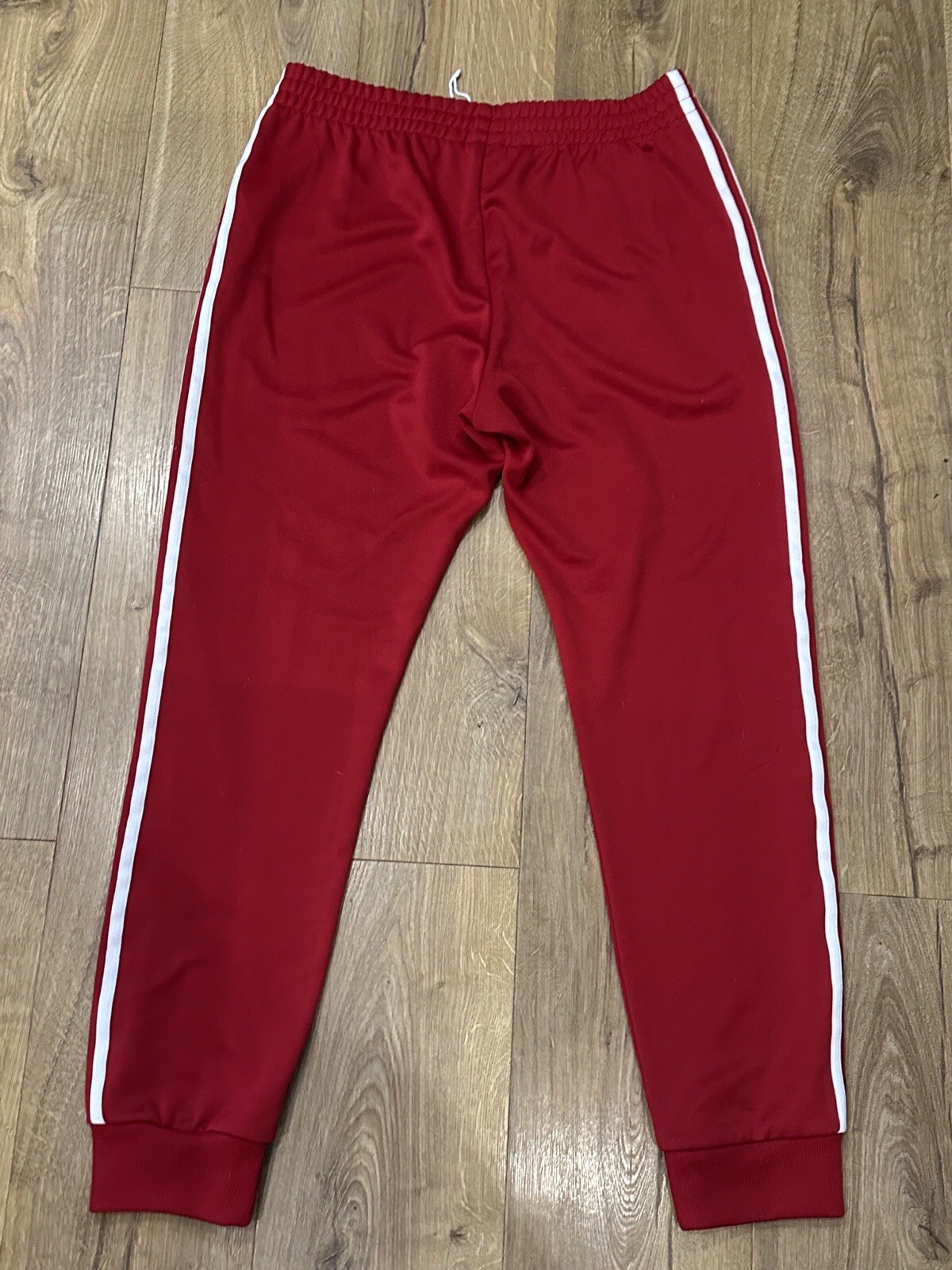 Adidas Originals Red Tracksuit Bottoms Men's Medium W32-34" L29” Large Joggers thumbnail 10