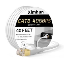 Ethernet Cable 40 FT, Cat 8 Ethernet Cable, High-Speed Internet Cable Network...