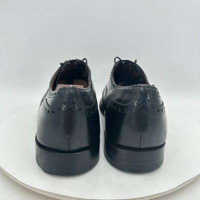 Toscana by Global Super Prime Men US 9.5 Black Leather Wingtip Oxford Shoes Toscana by Global Super Prime Men US 9.5 Black Leather  main image 4