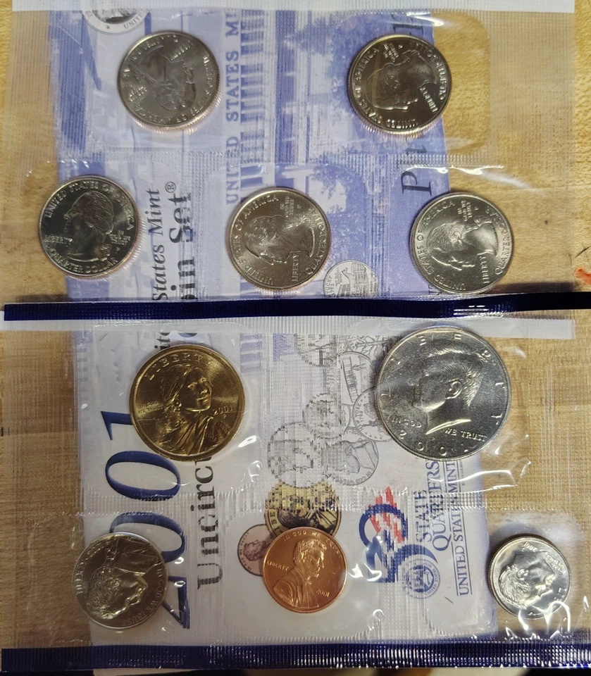 2001 Uncirculated Coin Set U.S Mint Original Government Packaging OGP - Image 2 of 4