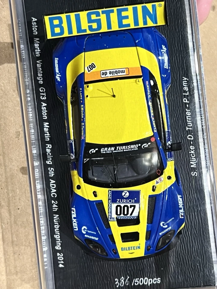 Spark 1/43 Aston Martin Vintage GT3 #007 24h Nurburgring 2014 Turner Lamy SG132 - Image 2 of 4