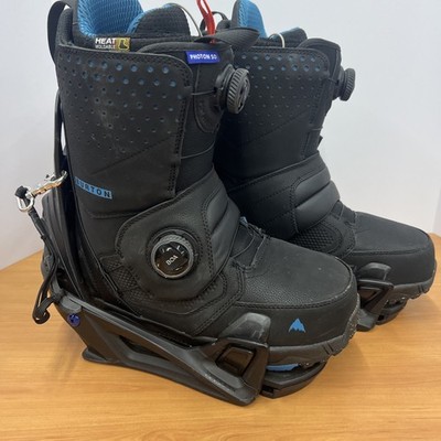 Burton Photon Dual Boa Boots Men's 10 with Step On Bindings