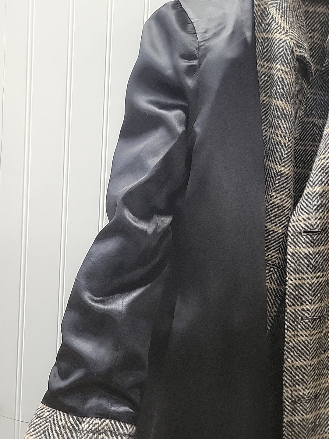 VTG Pendleton Wool Double Breasted Herringbone Tr… - image 23