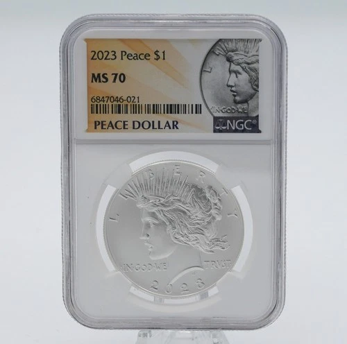 2023 Peace Dollar – NGC MS70