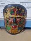 MEXICO OR OTHER terracotta wall mask -20 x 17