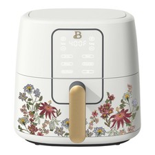 6 Qt Air Fryer w/ Turbocrisp Technology Evergood Ceramic Nonstick White Flower