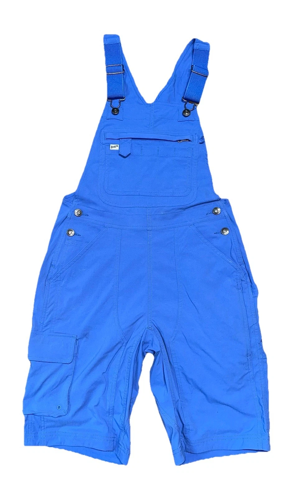 Duluth Trading Co Heirloom Gardening Short Overalls Womens XXS Blue Outdoor
