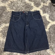 Southpole Baggy Shorts Men's Denim Jorts Vintage Y2K Hip Hop Skater Style Sz 38