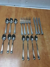 Gorham Fairview 18/8 Stainless 18pc Flatware Lot Set Dinner Fork Knife Ice Tea