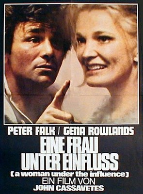 Gena Rowlands in EINE FRAU UNTER EINFLUSS Plakat EA von 1977 in A 2
