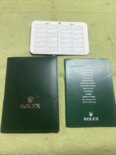Vintage Rolex wallet /paper holder; translation Booklet ;2003-2004 calendar Set