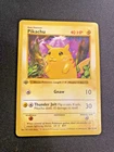 Pikachu 58/102 1st Edition Shadowless Base Set Yellow Cheeks HP - Pokemon Card