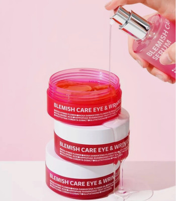 [US Seller] ISOI Blemish Care Eye & Wrinkle Patch 90 Pads Bulgarian Rose Oil