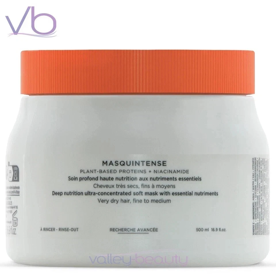 KERASTASE Nutritive Masquintense | Mascarilla suave para cabello seco fino a medio, 500 ml Foto 2 de 2
