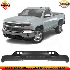 Front Valance Air Dam Deflector Textured For 2016-2018 Chevrolet Silverado 1500