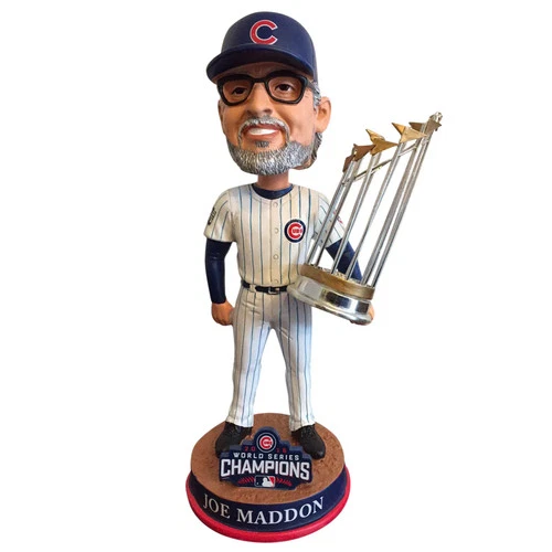 Joe Maddon Chicago Cubs 2016 World Series Champions Grocery Store Bobblehead MLB