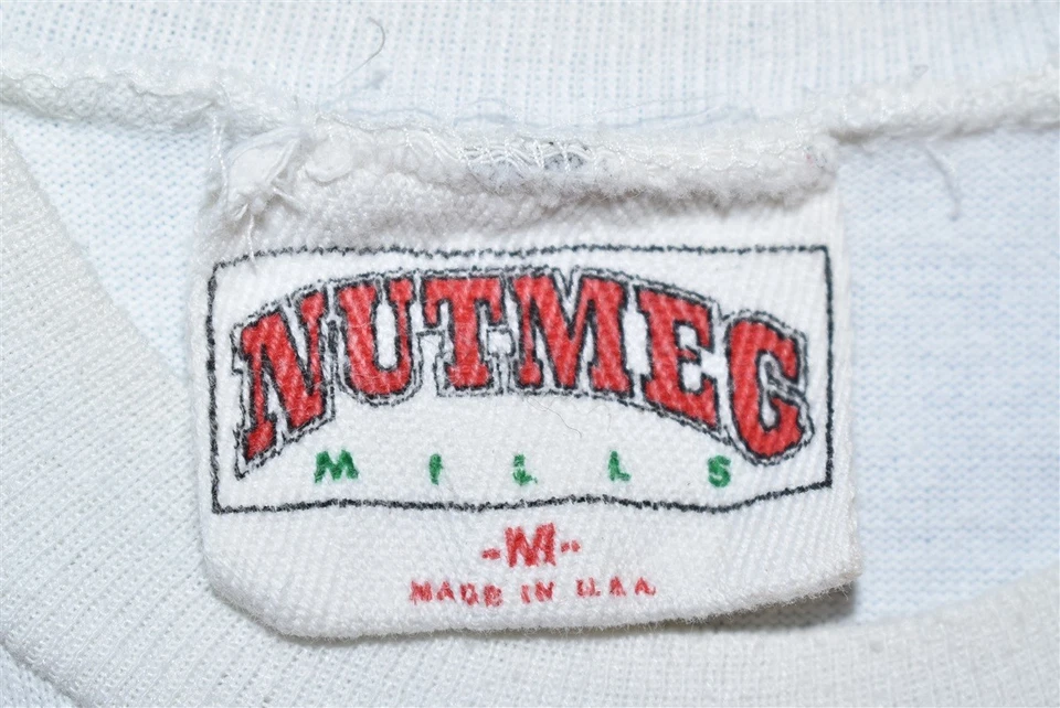 Camiseta de colección años 90 HARTFORD WHALERS LOGO NHL NUEZ MOSCADA COLA DE TENIS HOCKEY M Foto 4 de 4